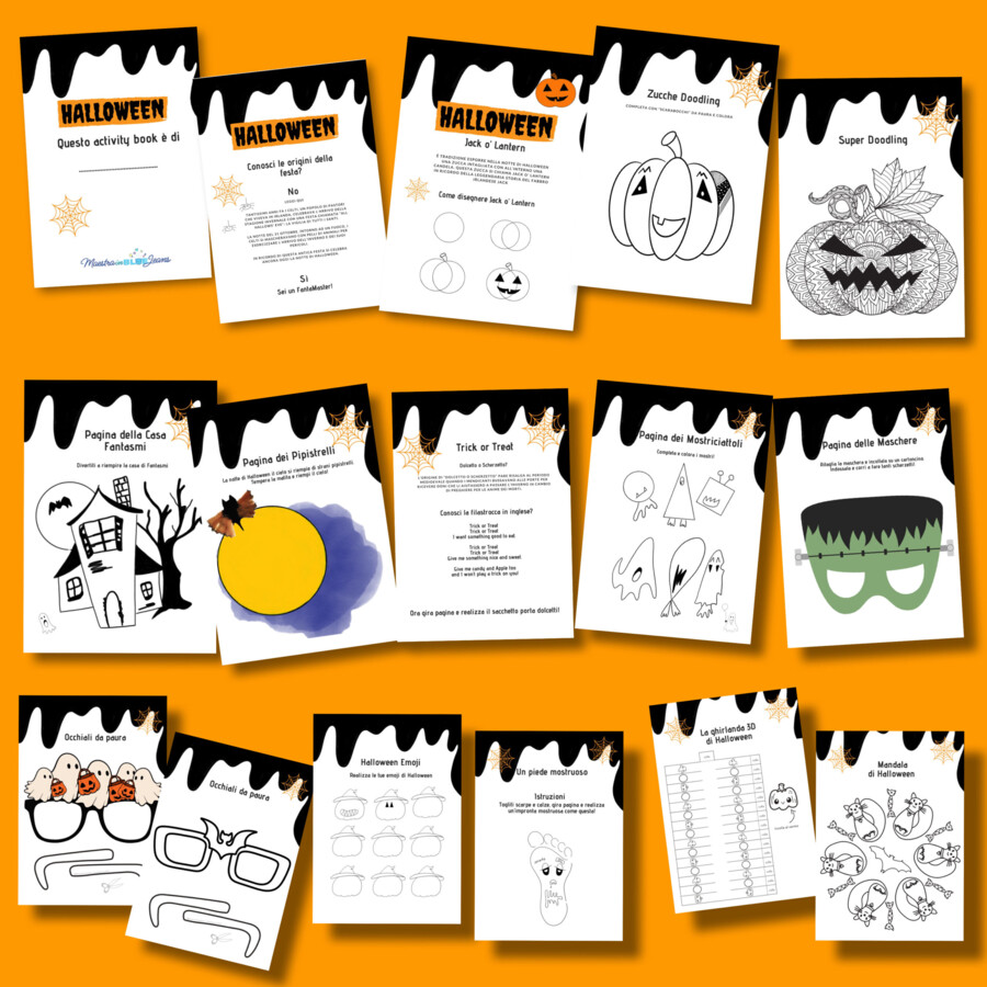 Halloween Activity book da PAURAAAAAAAA ;)