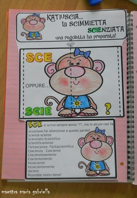 SCI SCE SCIE la scimmietta scienziata pop up