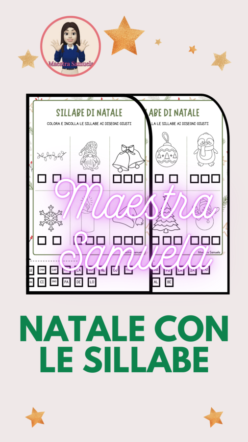 🎄 Natale con le sillabe! 🎅