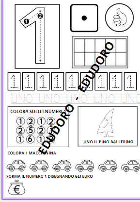 PERCORSO NUMERI DA 0 A 10