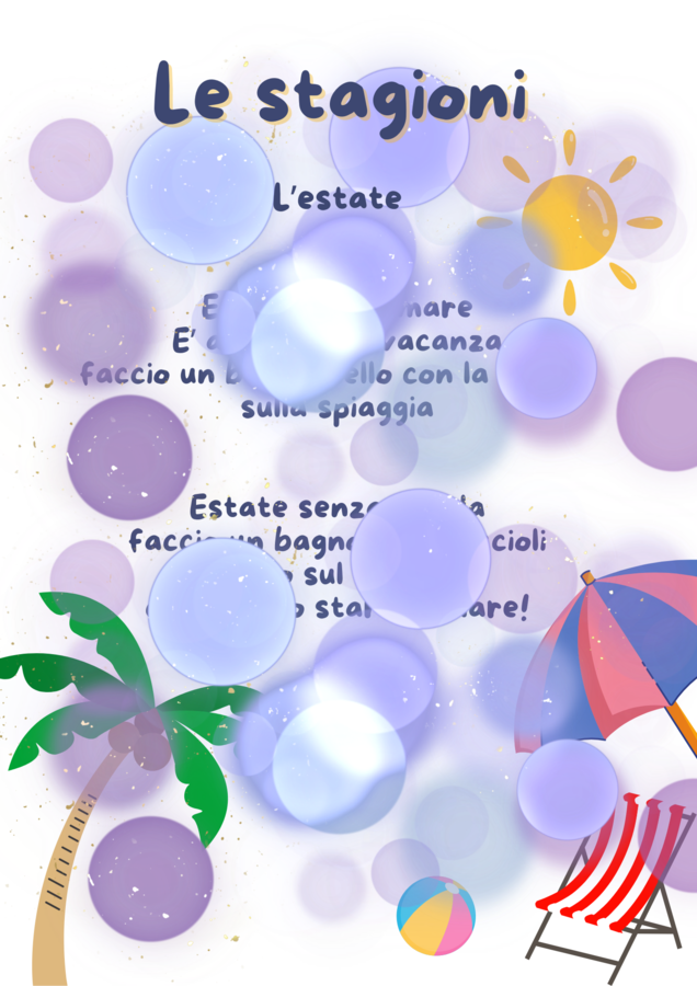 Canzone dell'estate scheda e audio