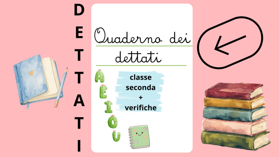 QUADERNO DEI DETTATI – CLASSE SECONDA PRIMARIA