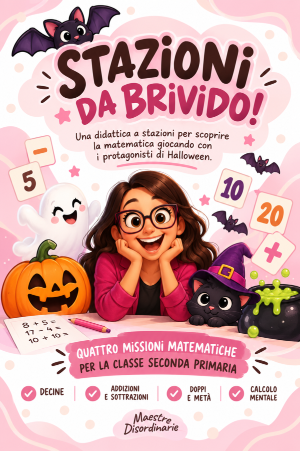 Didattica a stazioni Halloween - Matematica Classe seconda
