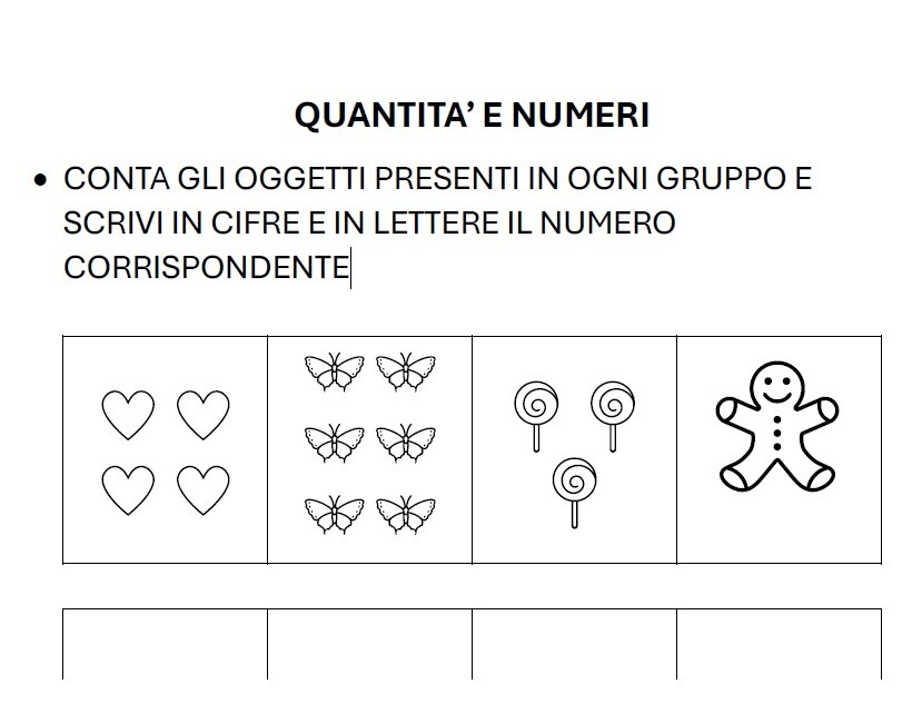 QUANTITA’ E NUMERI