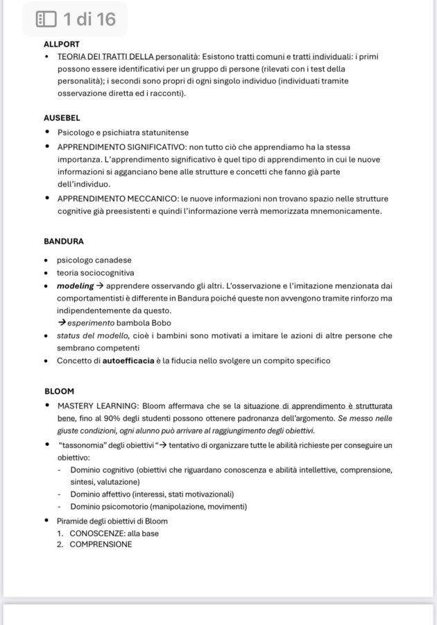 Ripasso concorso scuola