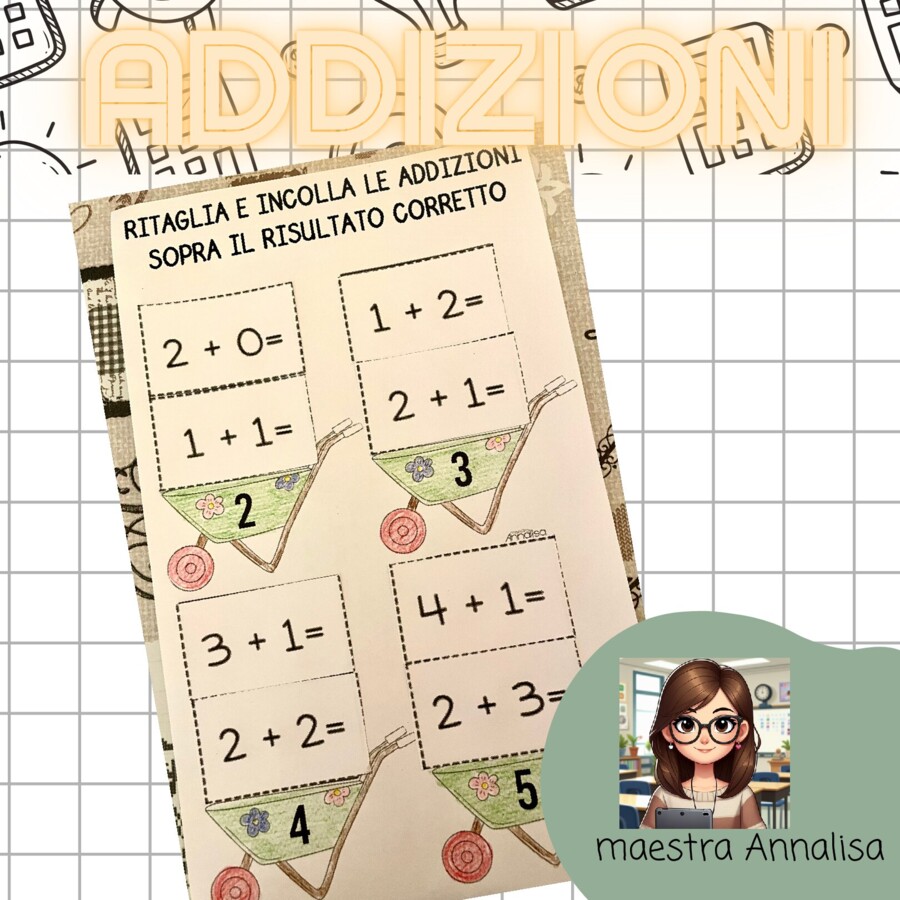 Addizioni "in carriola" classe prima