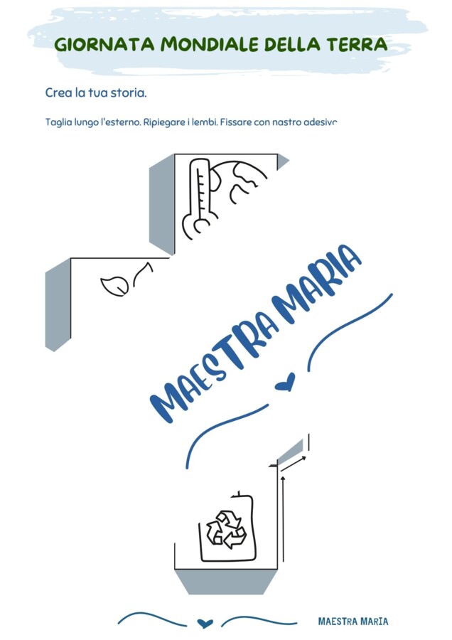 Giornata Mondiale della Terra.Il cubo inventa storie.
