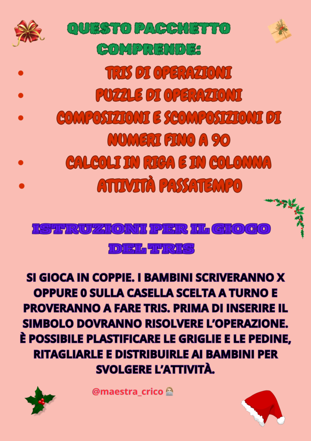 GIOCHI MATEMATICI...DI NATALE