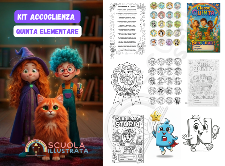 Kit Accoglienza Quinta Elementare – Bentornato a scuola
