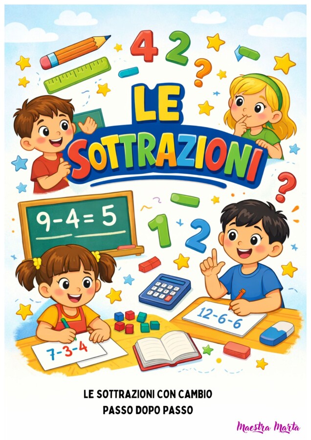 Le sottrazioni con cambio passo dopo passo