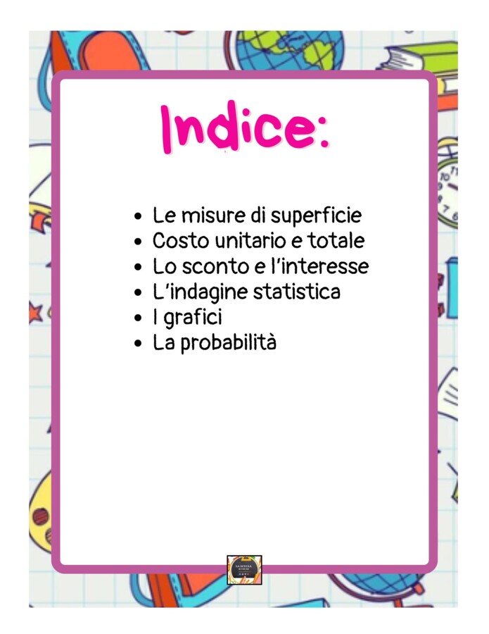 QUADERNO DI MATEMATICA per la classe V con esercizi svolti - 2° parte -