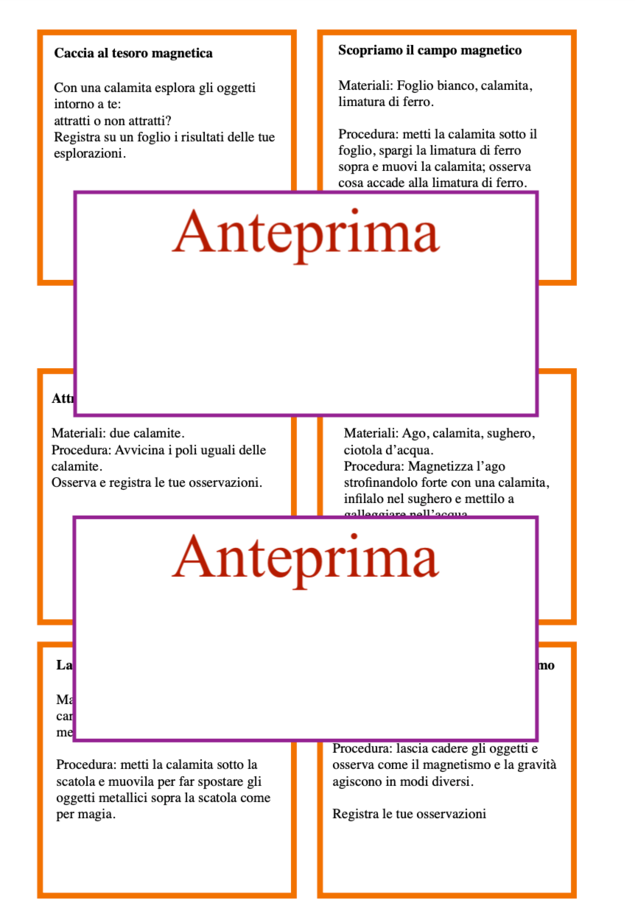 kit educativo Montessori per scoprire il magnetismo; un percorso di scoperta tra sperimentazioni giochi e leggende; per tutte le classi