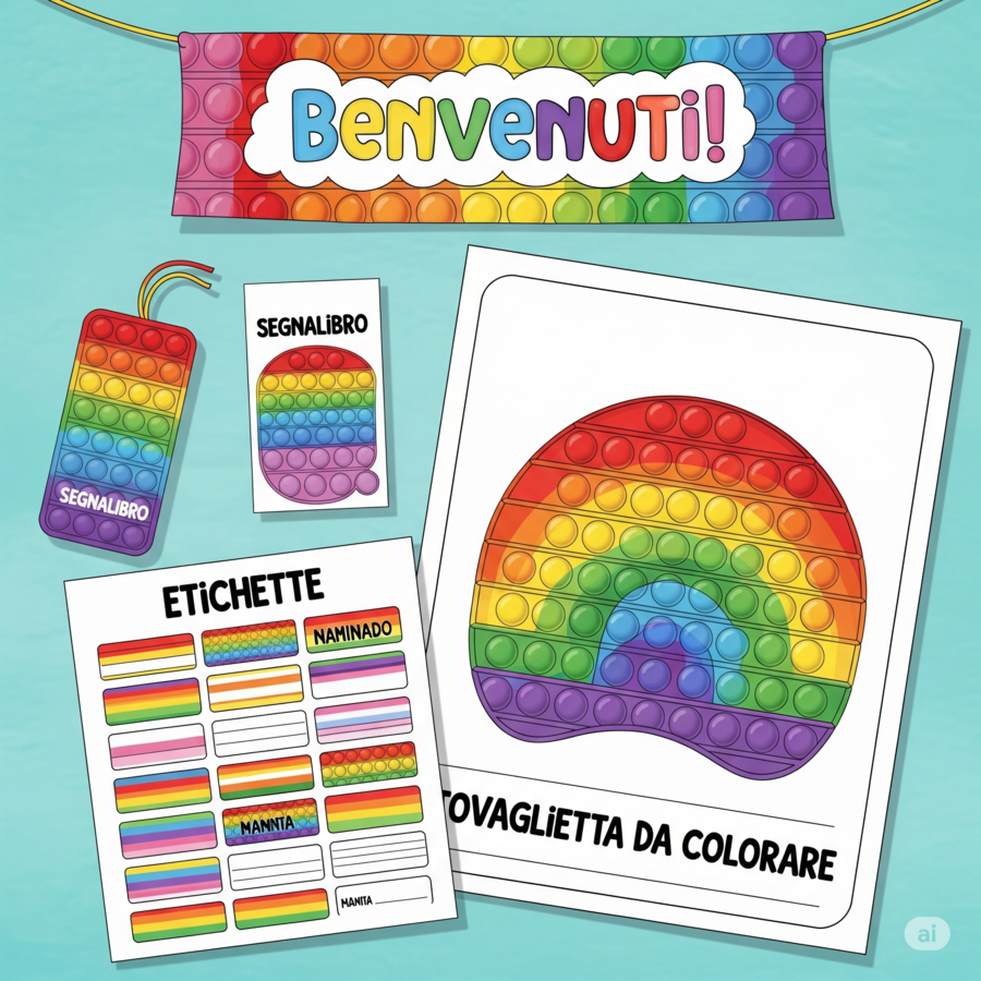 kit accoglienza POP-IT