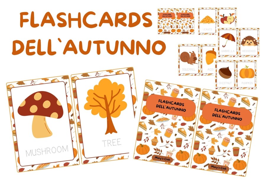 Flashcards dell`autunno