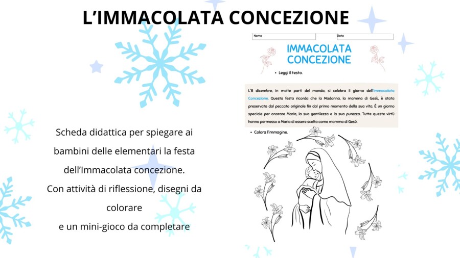 Immacolata concezione - 8 dicembre