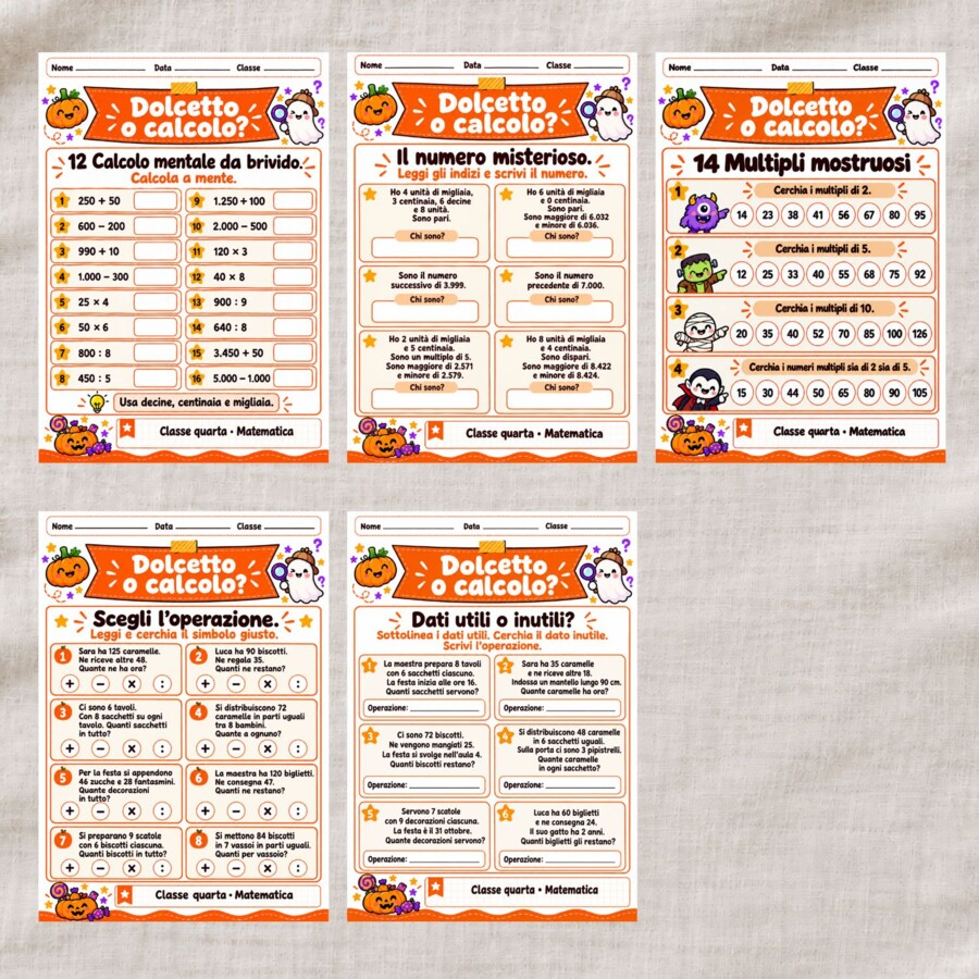 Dolcetto o calcolo? - Matematica ad Halloween