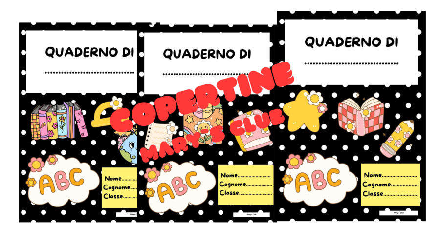 Copertine per quaderni