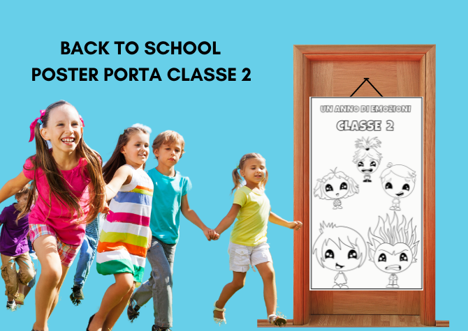 Poster PORTA da colorare CLASSE 2