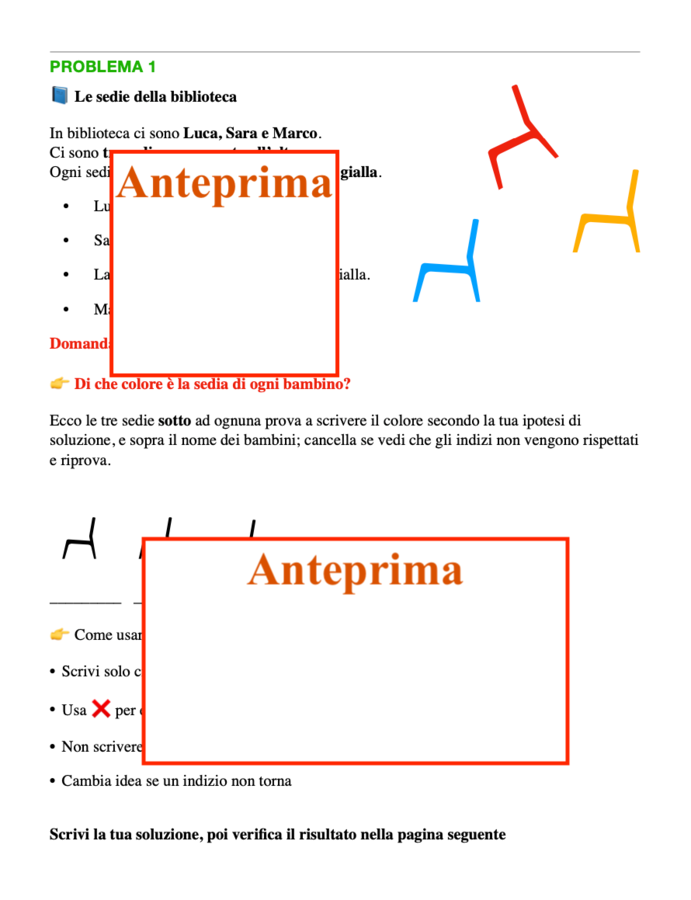 Pensare, capire, dedurre Allenare il pensiero logico e STEM con situazioni da comprendere, schemi visivi e soluzioni ragionate