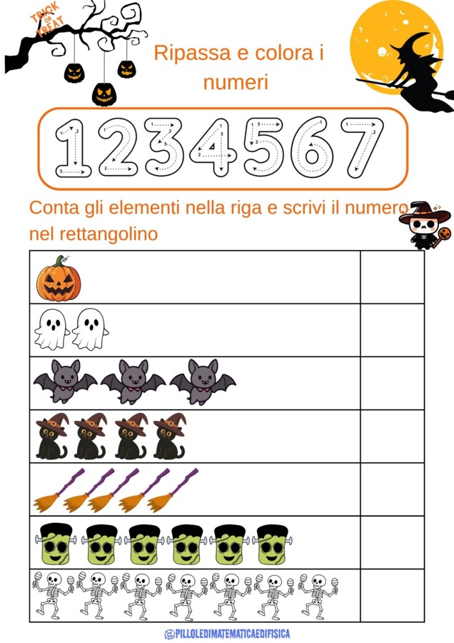 Halloween Matematico - Classe prima