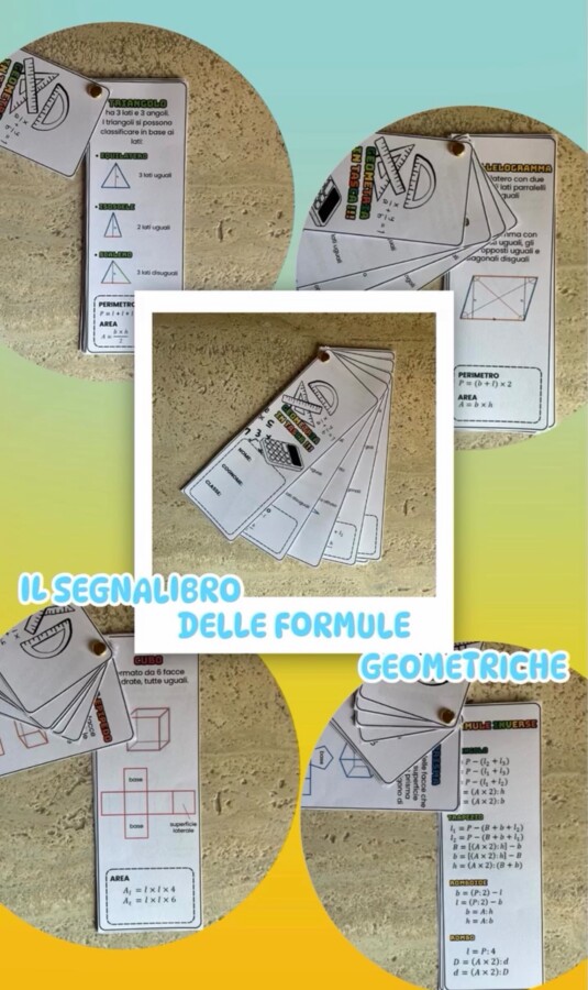 Segnalibro delle formule geometriche