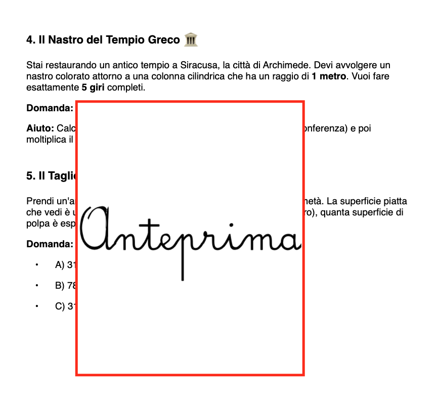Missione 3.14: 5 Sfide Reali per il Pi Greco Day e per tutti gli altri giorni( problemi con guida e tavola di controllo classe 4/5)