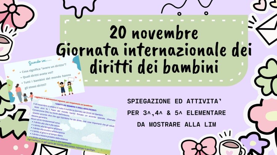 Riflessione guidata Giornata internazionale diritti dei bambini e degli adolescenti