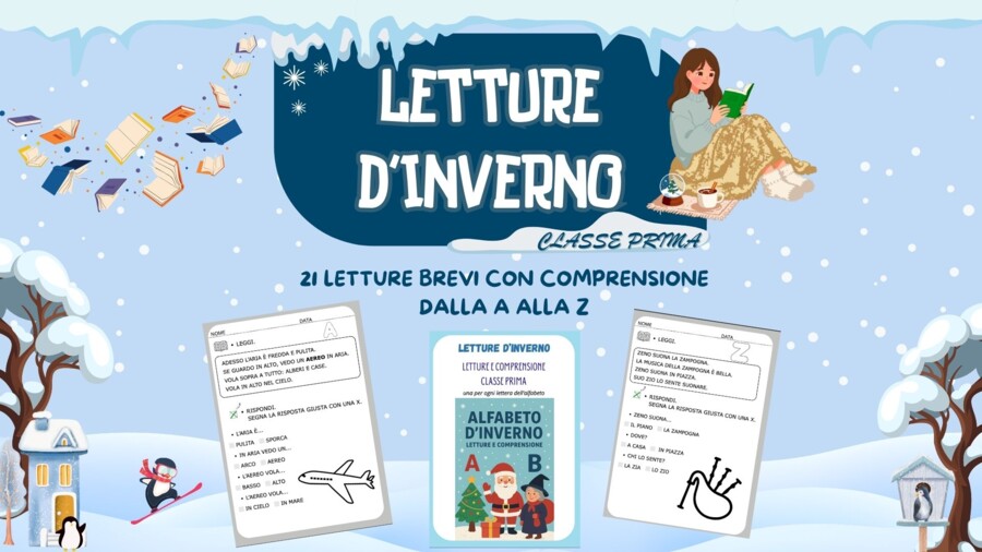 LETTURE D’INVERNO IN PRIMA – Lettura e comprensione dalla A alla Z
