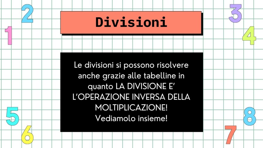 video e presentazione - DIVISIONE con e senza resto