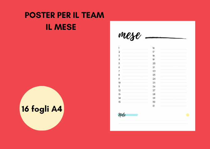 Poster di TEAM - IL MESE