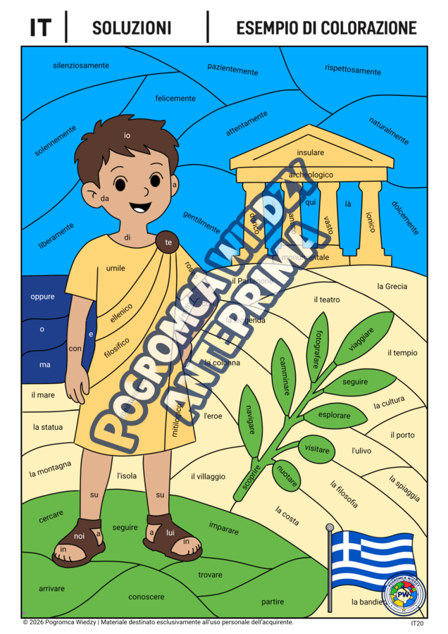 Il giro del mondo – GRECIA | Parti del discorso