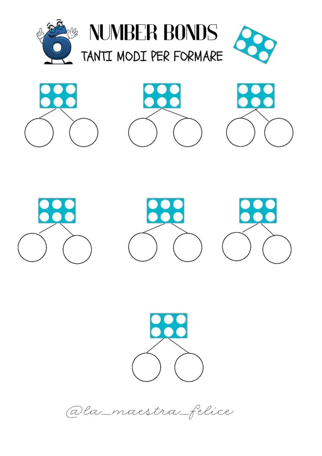 Pacchetto schede NUMBER BONDS