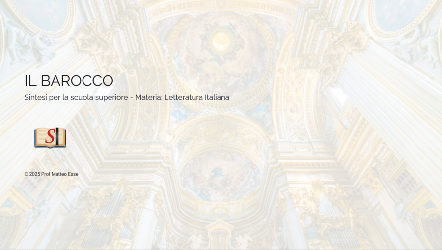 Il Barocco Letterario: Marino, la Poetica della Meraviglia e il '600 (PPTX Modificabile)