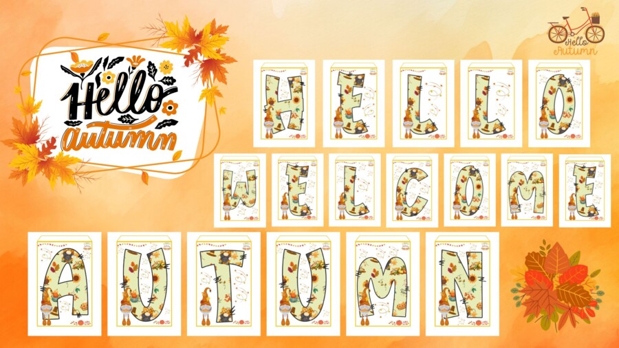 Banner Autunno: Cartellone per l'Aula