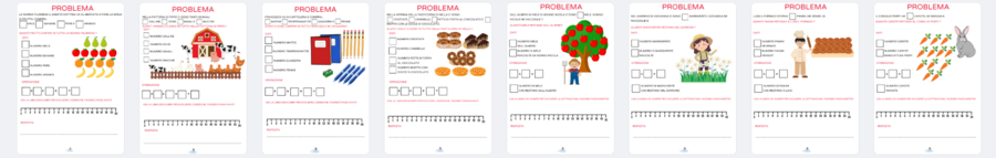 PROBLEMI ILLUSTRATI CON ADDIZIONI E SOTTRAZIONI