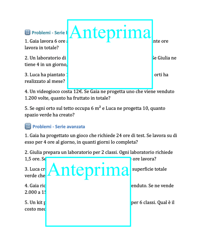 1° Maggio e matematica- diritti da contare