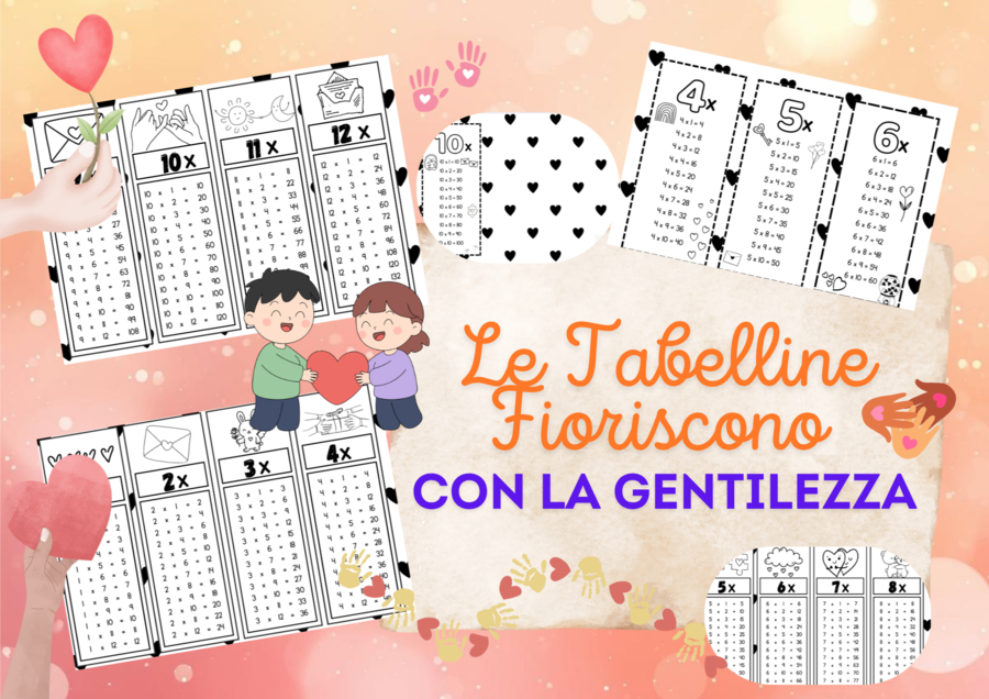 🌸 Le Tabelline Fioriscono con la Gentilezza 🌸 MAESTRA PIERA