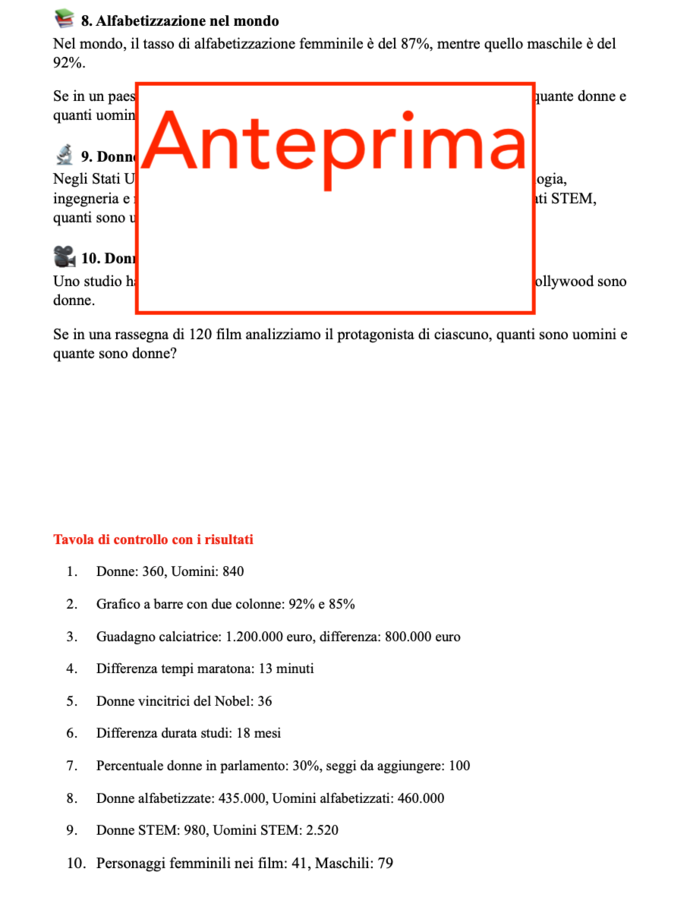 Matematica autentica e parità di genere: un viaggio tra numeri e diritti 4-5