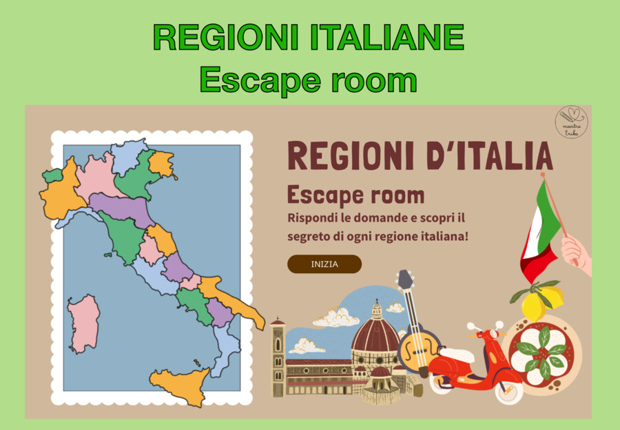 REGIONI ITALIALE: escape room