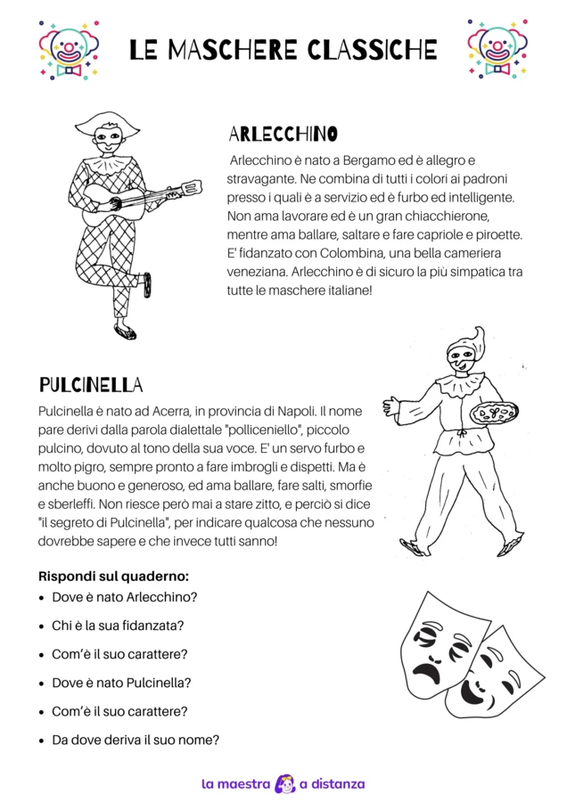 Le maschere classiche