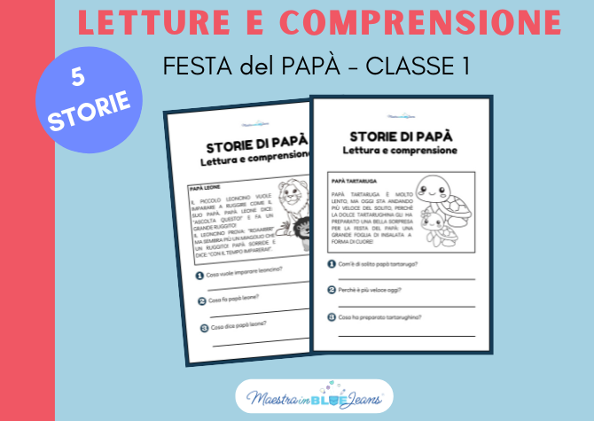 STORIE di PAPÀ: lettura e comprensione - CLASSE 1