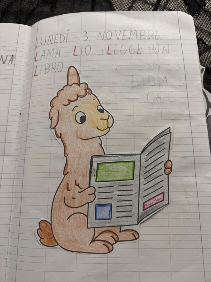 quaderno di italiano classe prima consonanti