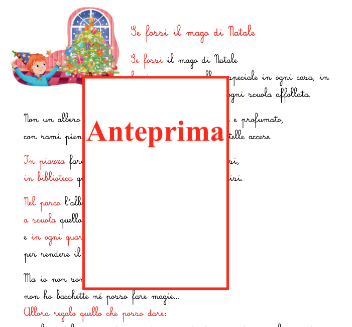 Se io fossi il mago di Natale; attività di scrittura poetica per piccoli poeti in erba