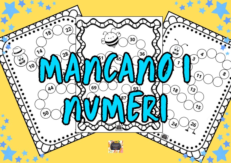 MANCANO I NUMERI - COMPLETA TU !!!