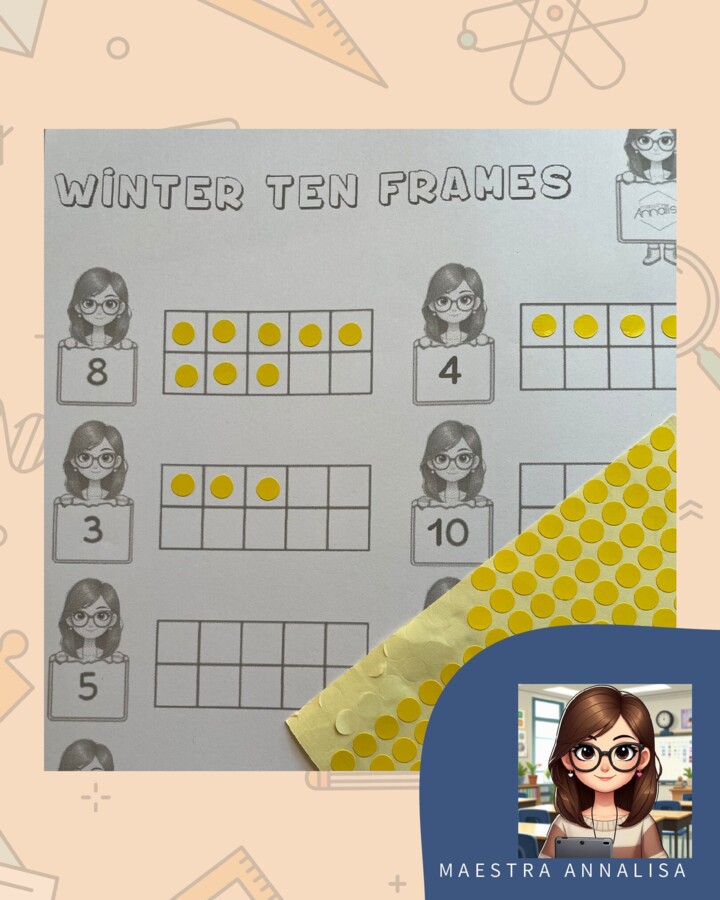 Winter ten frames