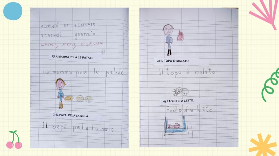 QUADERNO DI ITALIANO classe 1° - 2° PARTE -