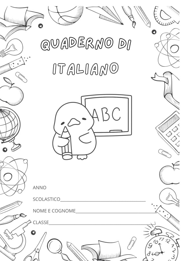 Quaderno italiano classe 1 : le vocali