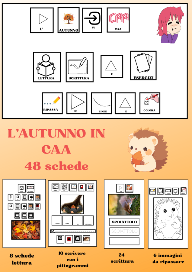 CAA: AUTUNNO: Lettura, scrittura ed esercizi