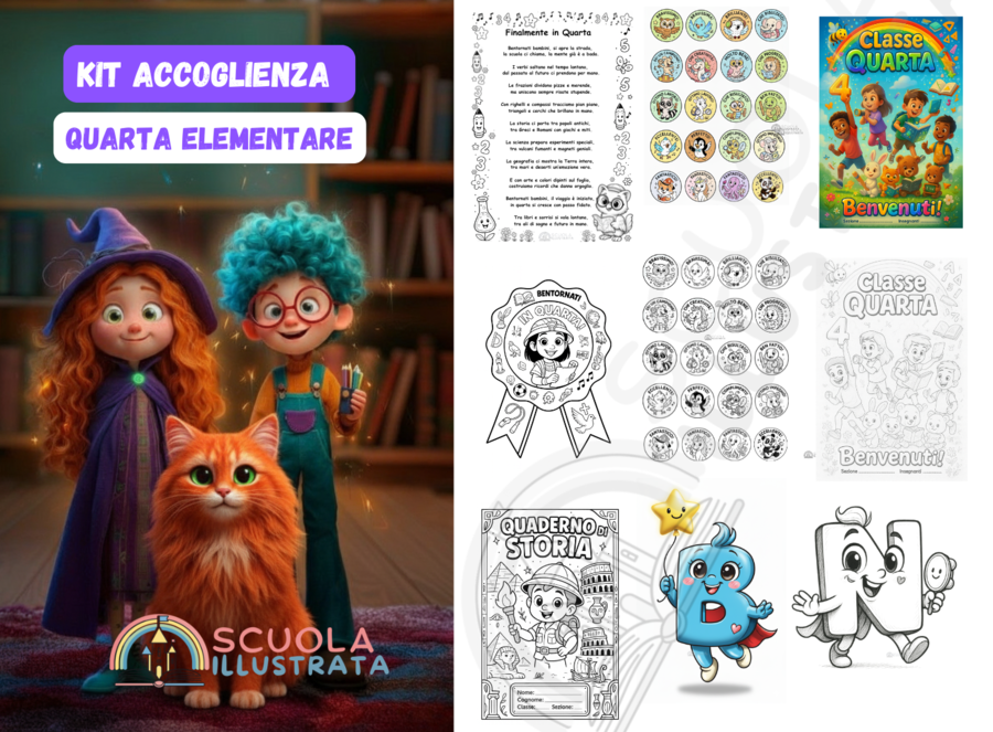 Kit Accoglienza Quarta Elementare – Bentornato a scuola