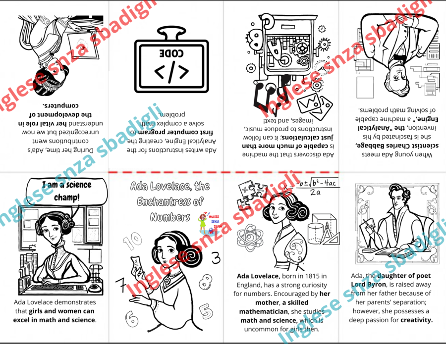 International Day of Women and Girls in Science: ADA LOVELACE mini book